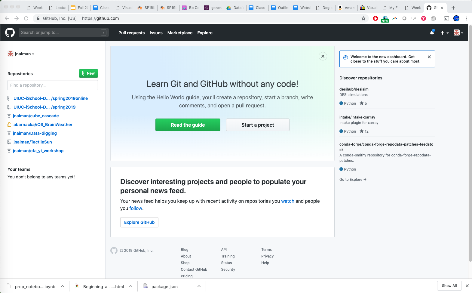Lecture 5.2 - GitHub Pages Setup